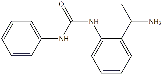 N-[2-(1-aminoethyl)phenyl]-N'-phenylurea 化学構造式