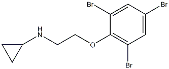 N-[2-(2,4,6-tribromophenoxy)ethyl]cyclopropanamine Structure