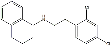 N-[2-(2,4-dichlorophenyl)ethyl]-1,2,3,4-tetrahydronaphthalen-1-amine Structure