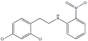 N-[2-(2,4-dichlorophenyl)ethyl]-2-nitroaniline Structure