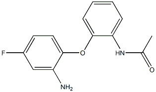 N-[2-(2-amino-4-fluorophenoxy)phenyl]acetamide Structure