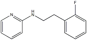 N-[2-(2-fluorophenyl)ethyl]pyridin-2-amine,,结构式