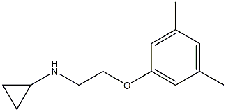 N-[2-(3,5-dimethylphenoxy)ethyl]cyclopropanamine Struktur