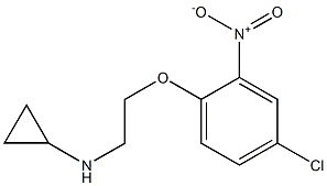 N-[2-(4-chloro-2-nitrophenoxy)ethyl]cyclopropanamine Structure