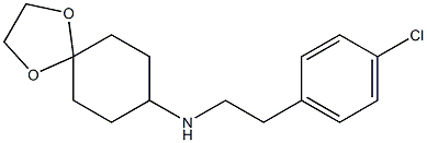  N-[2-(4-chlorophenyl)ethyl]-1,4-dioxaspiro[4.5]decan-8-amine