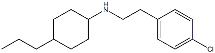 N-[2-(4-chlorophenyl)ethyl]-4-propylcyclohexan-1-amine Structure