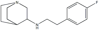 N-[2-(4-fluorophenyl)ethyl]-1-azabicyclo[2.2.2]octan-3-amine Structure