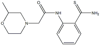 N-[2-(aminocarbonothioyl)phenyl]-2-(2-methylmorpholin-4-yl)acetamide