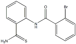 N-[2-(aminocarbonothioyl)phenyl]-2-bromobenzamide Struktur