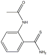 N-[2-(aminocarbonothioyl)phenyl]acetamide Structure