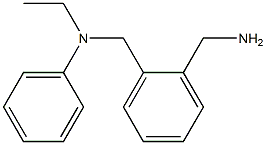 N-[2-(aminomethyl)benzyl]-N-ethyl-N-phenylamine,,结构式