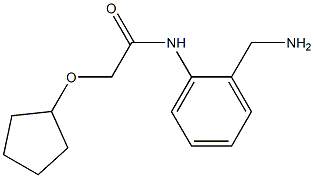 N-[2-(aminomethyl)phenyl]-2-(cyclopentyloxy)acetamide Structure