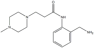 N-[2-(aminomethyl)phenyl]-3-(4-methylpiperazin-1-yl)propanamide