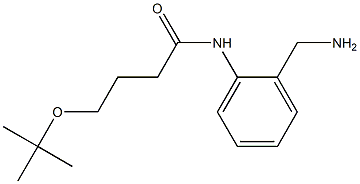 N-[2-(aminomethyl)phenyl]-4-(tert-butoxy)butanamide Structure