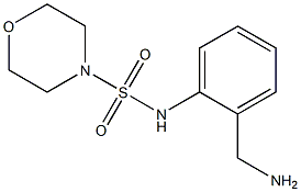 N-[2-(aminomethyl)phenyl]morpholine-4-sulfonamide Struktur