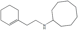 N-[2-(cyclohex-1-en-1-yl)ethyl]cyclooctanamine Struktur