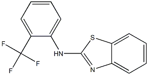 N-[2-(trifluoromethyl)phenyl]-1,3-benzothiazol-2-amine Structure