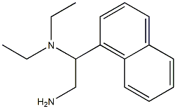 N-[2-amino-1-(1-naphthyl)ethyl]-N,N-diethylamine Structure