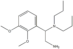 N-[2-amino-1-(2,3-dimethoxyphenyl)ethyl]-N,N-dipropylamine,,结构式