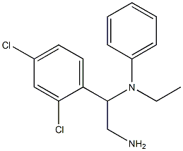 N-[2-amino-1-(2,4-dichlorophenyl)ethyl]-N-ethylaniline