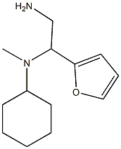 N-[2-amino-1-(2-furyl)ethyl]-N-cyclohexyl-N-methylamine Structure