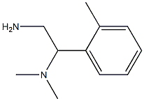N-[2-amino-1-(2-methylphenyl)ethyl]-N,N-dimethylamine Structure