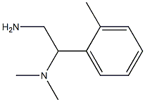 N-[2-amino-1-(2-methylphenyl)ethyl]-N,N-dimethylamine 结构式