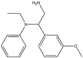  N-[2-amino-1-(3-methoxyphenyl)ethyl]-N-ethyl-N-phenylamine