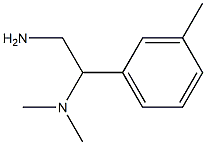 N-[2-amino-1-(3-methylphenyl)ethyl]-N,N-dimethylamine Structure