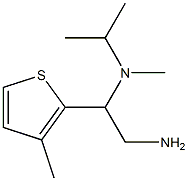 N-[2-amino-1-(3-methylthien-2-yl)ethyl]-N-isopropyl-N-methylamine Struktur