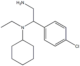  N-[2-amino-1-(4-chlorophenyl)ethyl]-N-ethylcyclohexanamine