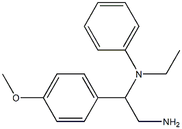  N-[2-amino-1-(4-methoxyphenyl)ethyl]-N-ethyl-N-phenylamine