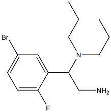 N-[2-amino-1-(5-bromo-2-fluorophenyl)ethyl]-N,N-dipropylamine