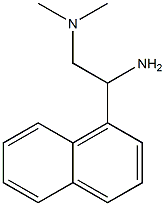 N-[2-amino-2-(1-naphthyl)ethyl]-N,N-dimethylamine Structure