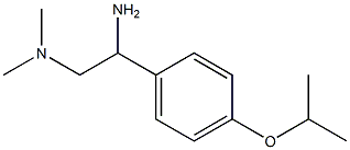 N-[2-amino-2-(4-isopropoxyphenyl)ethyl]-N,N-dimethylamine Structure