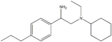 N-[2-amino-2-(4-propylphenyl)ethyl]-N-ethylcyclohexanamine