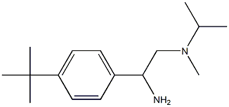 N-[2-amino-2-(4-tert-butylphenyl)ethyl]-N-isopropyl-N-methylamine,,结构式