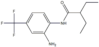 N-[2-amino-4-(trifluoromethyl)phenyl]-2-ethylbutanamide Structure