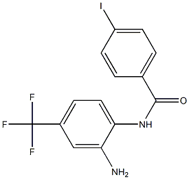 N-[2-amino-4-(trifluoromethyl)phenyl]-4-iodobenzamide Structure