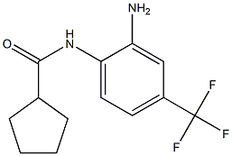 N-[2-amino-4-(trifluoromethyl)phenyl]cyclopentanecarboxamide Structure