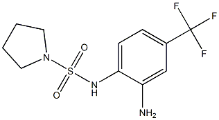 N-[2-amino-4-(trifluoromethyl)phenyl]pyrrolidine-1-sulfonamide