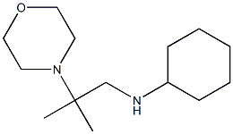 N-[2-methyl-2-(morpholin-4-yl)propyl]cyclohexanamine Struktur