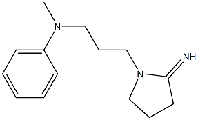 N-[3-(2-iminopyrrolidin-1-yl)propyl]-N-methylaniline Structure