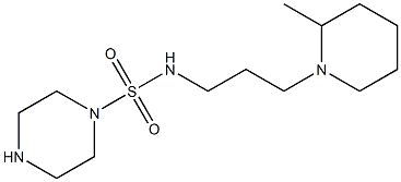  N-[3-(2-methylpiperidin-1-yl)propyl]piperazine-1-sulfonamide