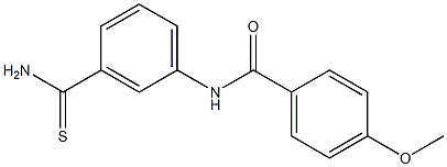 N-[3-(aminocarbonothioyl)phenyl]-4-methoxybenzamide