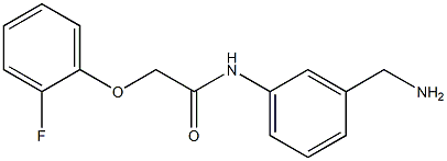 N-[3-(aminomethyl)phenyl]-2-(2-fluorophenoxy)acetamide Structure