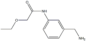 N-[3-(aminomethyl)phenyl]-2-ethoxyacetamide Structure