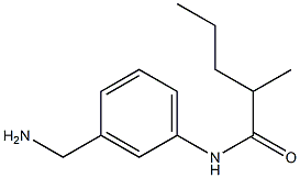 N-[3-(aminomethyl)phenyl]-2-methylpentanamide Structure
