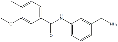 N-[3-(aminomethyl)phenyl]-3-methoxy-4-methylbenzamide Structure