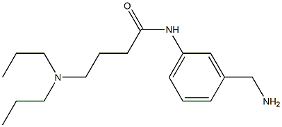 N-[3-(aminomethyl)phenyl]-4-(dipropylamino)butanamide Structure